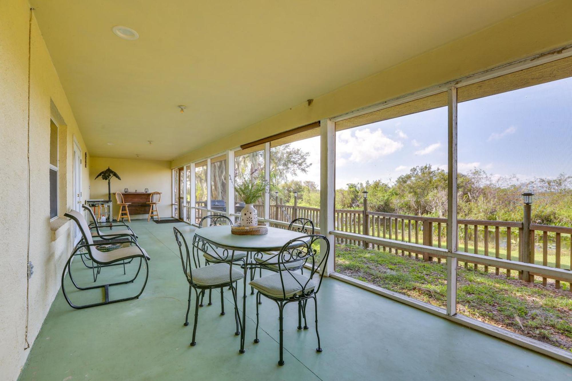 Lush Lorida Home On Lake Istokpoga Sebring Extérieur photo
