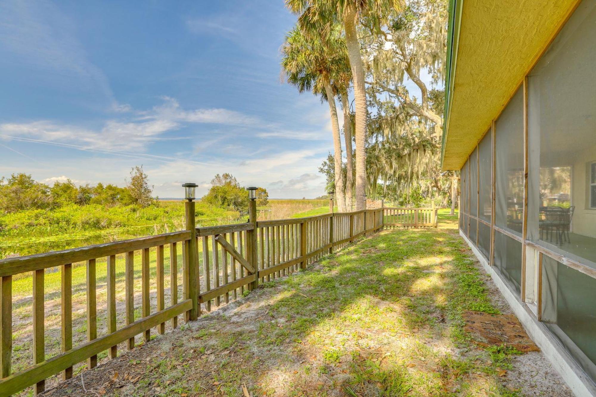 Lush Lorida Home On Lake Istokpoga Sebring Extérieur photo